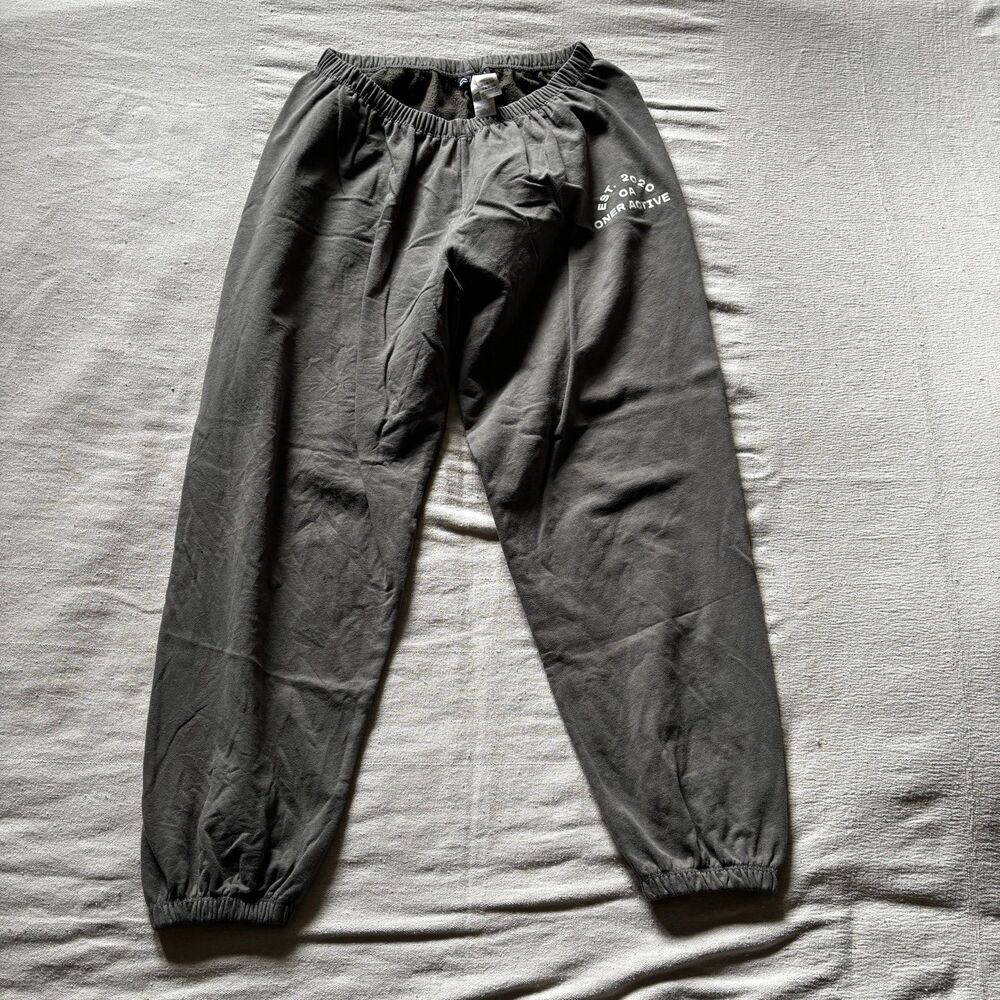Oner Active Charcoal Grey Oversized Graphic Joggers